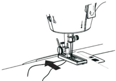 SOLAC SOLC SW8221 COTTON 12.2 A - Mise en place du pied presseur spécial boutonnières. - 6
