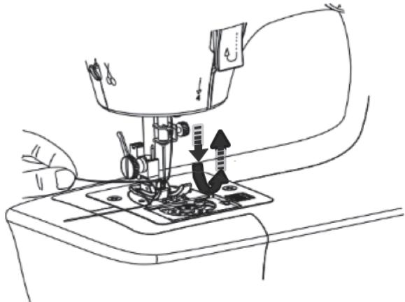 SOLAC SOLC SW8221 COTTON 12.2 A - Utilisation de l'enfile-aiguille. - 4