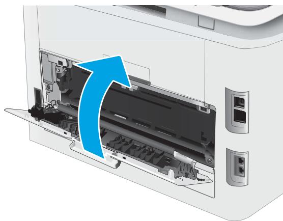 HP COLORJET PRO M283FDN - Élimination des bourrages papier au niveau de la porte arrêtée et de l'unité de fusion - 3