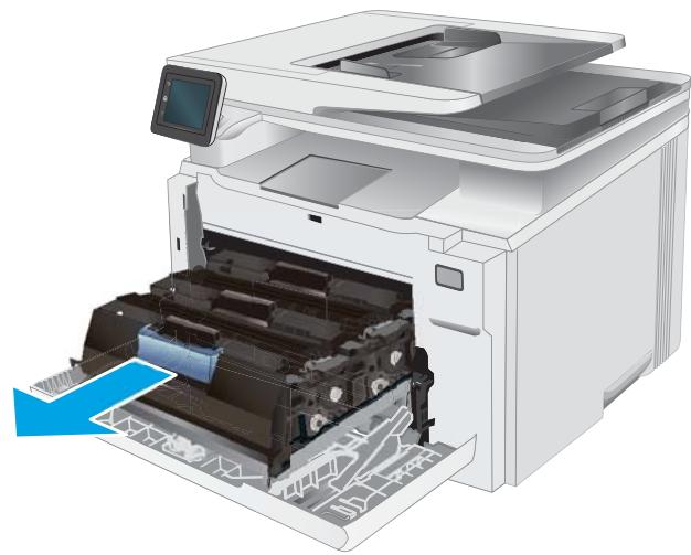HP COLORJET PRO M283FDN - Retrait et remplacement des cartouches de toner - 2
