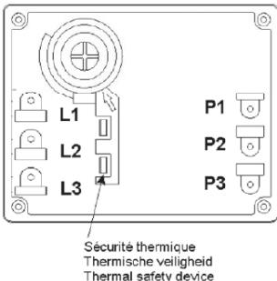 ARISTON INITIO BLINDE INITIO - ① Remplacez ou réarmez le thermostat - 1