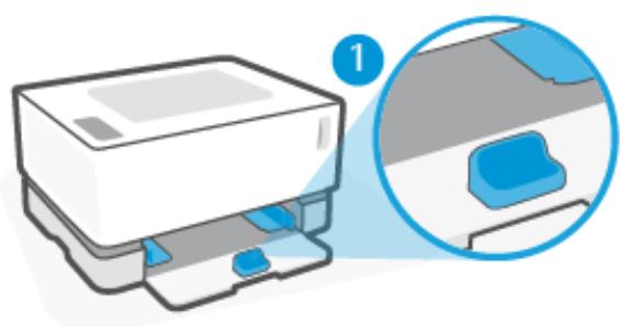 HP NEVERSTOP 1001NW - Configuration du bac d'entrée pour différents formats de papier - 2