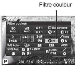 OLYMPUS E-M1 MARK II - Application d'effets de filtre à des photos monochromes (Filtre couleur) - 1