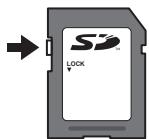 OLYMPUS E-M1 MARK II - Commutateur de protection d'écriture de carte SD - 1