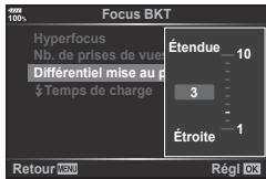 OLYMPUS E-M1 MARK II - Focus BKT (Bracketing de la mise au point) - 3