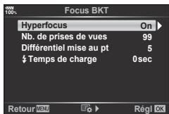 OLYMPUS E-M1 MARK II - Focus BKT (Bracketing de la mise au point) - 5