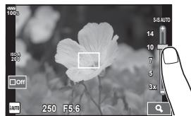 OLYMPUS E-M1 MARK II - ■ Prévisualisation du sujet (☐) - 1