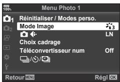OLYMPUS E-M1 MARK II - Options de traitement (Mode Image) - 1