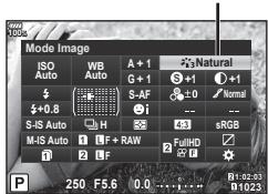 OLYMPUS E-M1 MARK II - Options de traitement (Mode Image) - 1