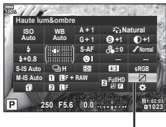 OLYMPUS E-M1 MARK II - Modification de la luminosité des hautes lumières et des ombres (Haute lum&ombre) - 1
