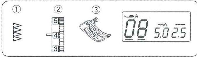 JANOME JEANS ET STRETCH - Changer la longueur du point - 5