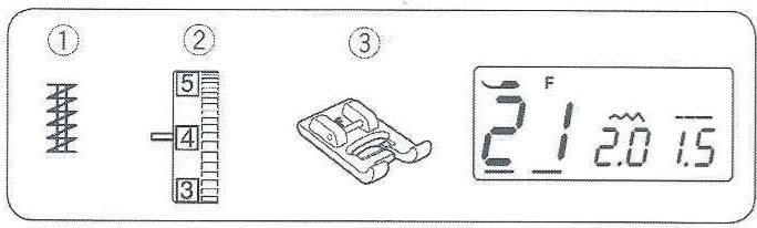 JANOME JEANS ET STRETCH - Réglage de la régularité de la reprise - 1