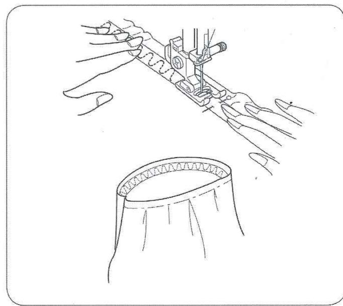 JANOME JEANS ET STRETCH - Point de surjet - 6