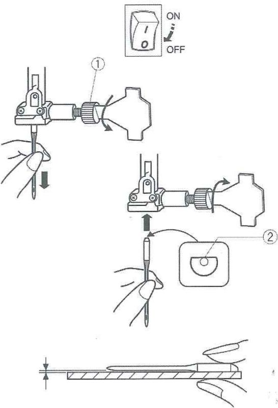 JANOME JEANS ET STRETCH - Réglage de la position d'arrêt de l'aiguille - 1