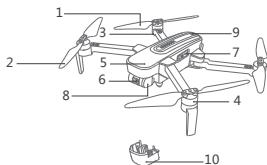 HUBSAN ZINO PRO PORTABLE VERSION  -  ZINO - Composant de drone - 1