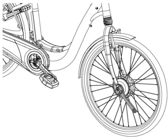 MATRA I-FLOW CLASSIC FREE D8 - Dépose/repose de la roue avant - 2
