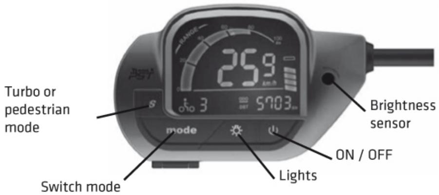 MATRA I-FLOW CLASSIC FREE D8 - Ordinateur de bord LCD type 1 - 2