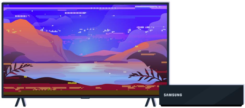 SAMSUNG UE32T4005 - Lorsque le téléviseur ne se connecte pas correctement à un appareil externe - 1