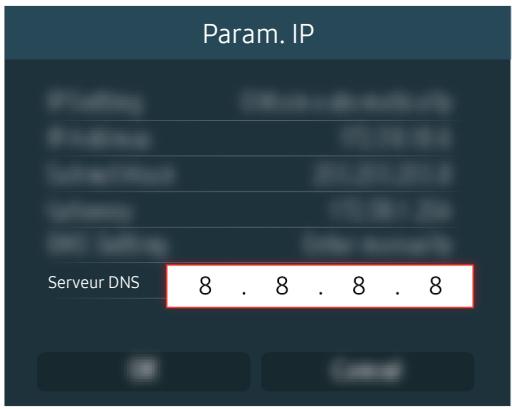 SAMSUNG UE32T4005 - Lorsque le téléviseur ne peut pas se connecter à internet - 15