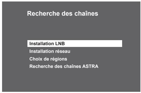 SAGEM DS86HD - Recherche des chaînes - 1