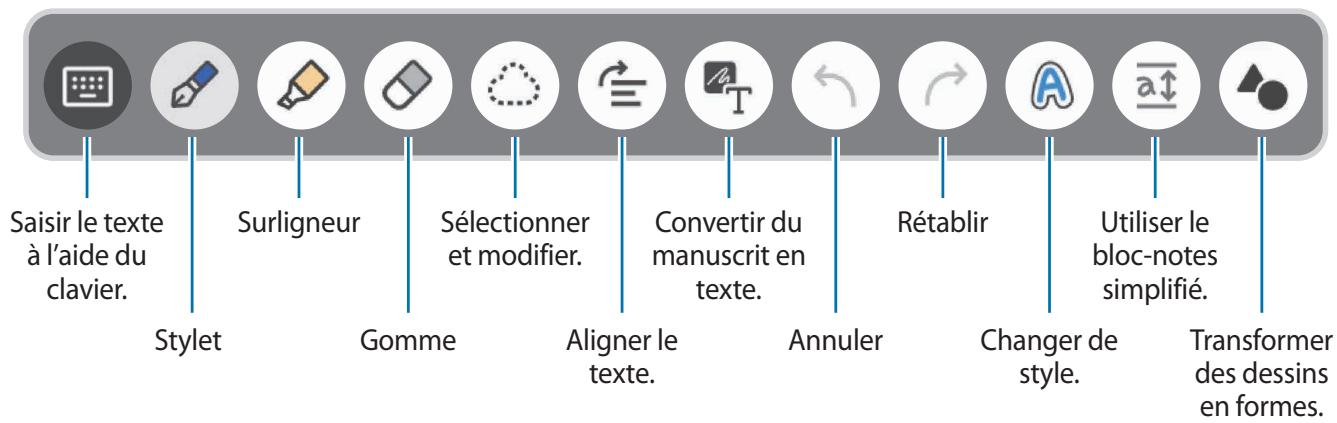 SAMSUNG GALAXY TAB S7 11 SM-T870 - Rédiger des notes en mode manuscrit - 1
