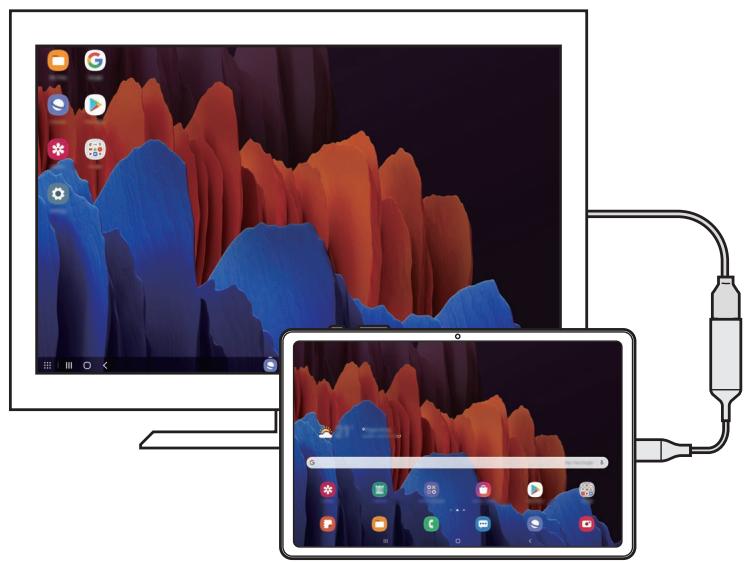 SAMSUNG GALAXY TAB S7 11 SM-T870 - Contrôler l'écran à l'aide d'un clavier externe et d'une souris - 1