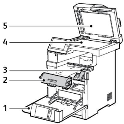 XEROX VERSALINK B615V/X - Composants internes - 1