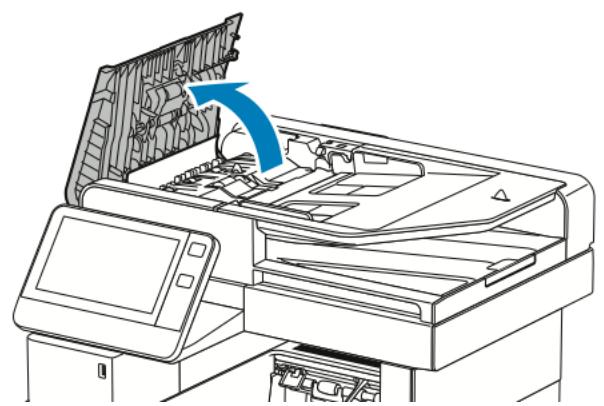 XEROX VERSALINK B615V/X - Élimination de bourrages papier dans le chargeur automatique de documents recto verso - 1