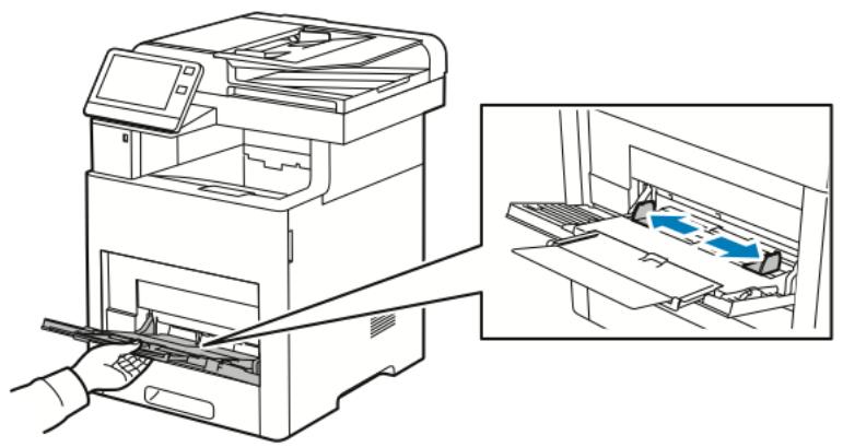 XEROX VERSALINK B615V/X - Chargement du papier dans le département manuel - 3