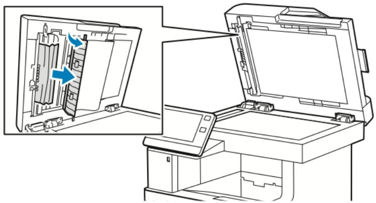 XEROX VERSALINK B615V/X - Élimination de bourrages papier dans le chargeur automatique de documents recto verso - 4