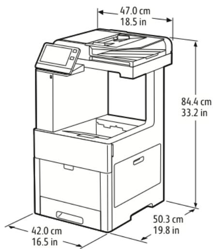 XEROX VERSALINK B615V/X - Configuration de base, modèle haut - 1