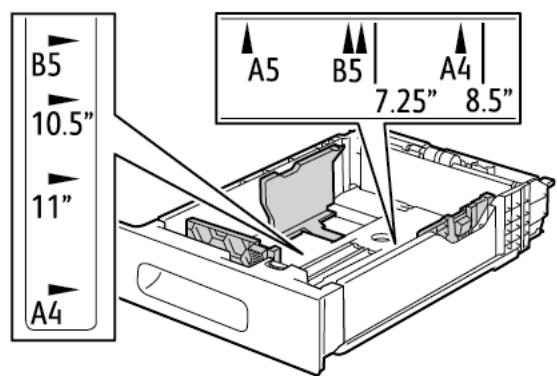 XEROX VERSALINK B615V/X - Chargement de papier dans les magasins 1 à 5 - 2