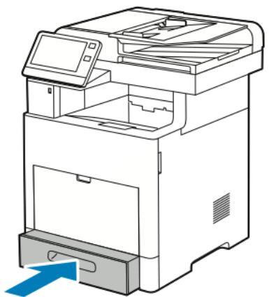 XEROX VERSALINK B615V/X - Chargement d'étiquettes dans le magasin 1 - 4