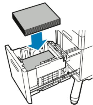 XEROX VERSALINK B615V/X - Chargement de papier dans le chargeur haute capacité (HCF) - 3