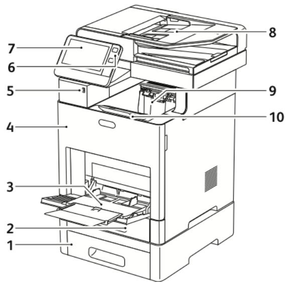 XEROX VERSALINK B615V/X - Vue avant - 1