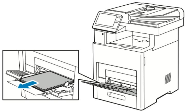 XEROX VERSALINK B615V/X - Élimination des bourges papier dans le départ manuel - 1