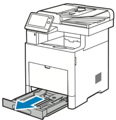 XEROX VERSALINK B615V/X - Chargement d'étiquettes dans le magasin 1 - 1