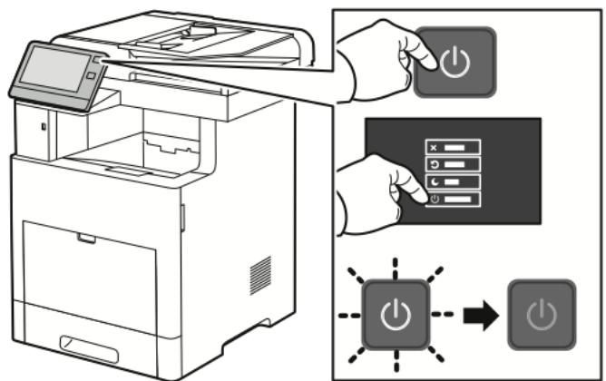 XEROX VERSALINK B615V/X - Installez l'adaptateur réseau sans fil. - 1