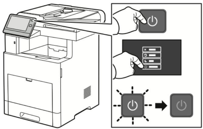 XEROX VERSALINK B615V/X - Retrait de l'adaptateur réseau sans fil - 1