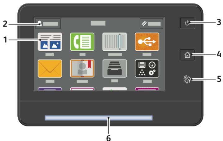 XEROX VERSALINK B615V/X - Panneau de commande - 1