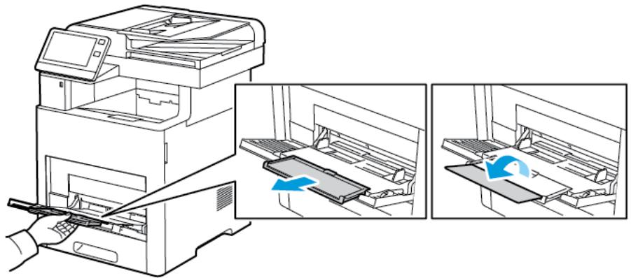 XEROX VERSALINK B615V/X - Chargement du papier dans le département manuel - 2