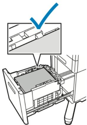 XEROX VERSALINK B615V/X - Chargement de papier dans le chargeur haute capacité (HCF) - 5