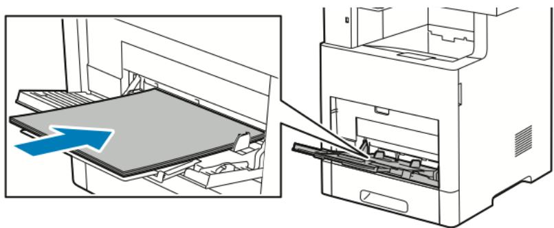 XEROX VERSALINK B615V/X - Placez le papier dans le magasin. - 5