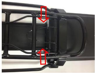 PEUGEOT VTT EM03 - repositionnement de la batterie : - 1