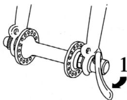 PEUGEOT VTT EM03 - Démontage roue avant - 2