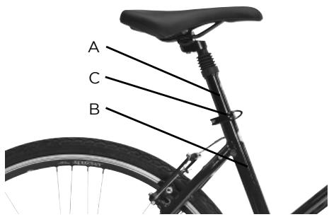 PEUGEOT VTT EM03 - - 1: Ajustement de la hauteur - 1