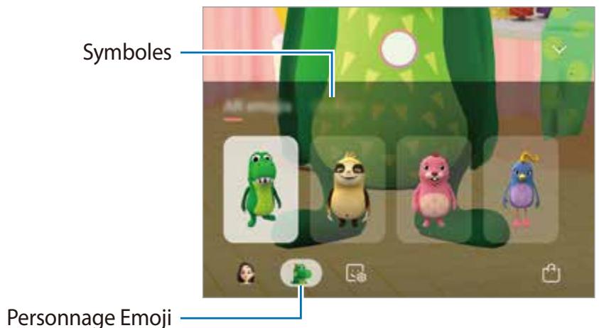 SAMSUNG XCOVER PRO - Capturer des photos ou des vidéos avec des personnages emoji ou des symboles - 1