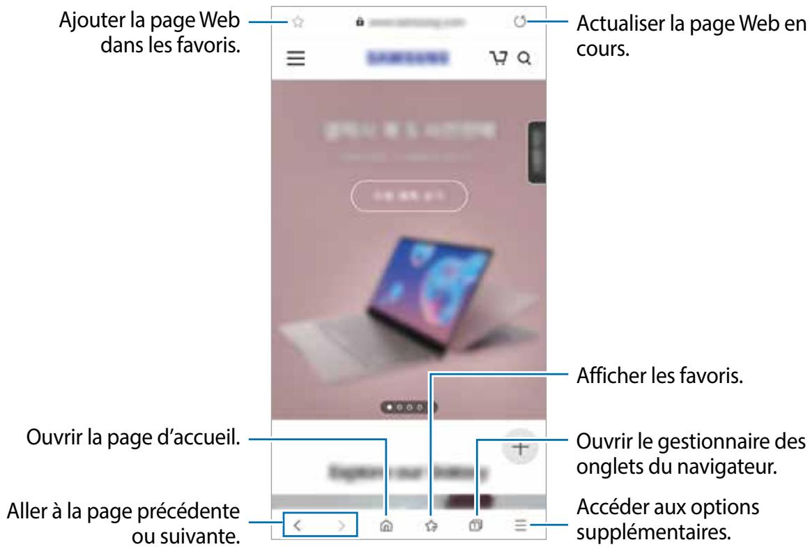 SAMSUNG XCOVER PRO - Parcourir les pages web - 1