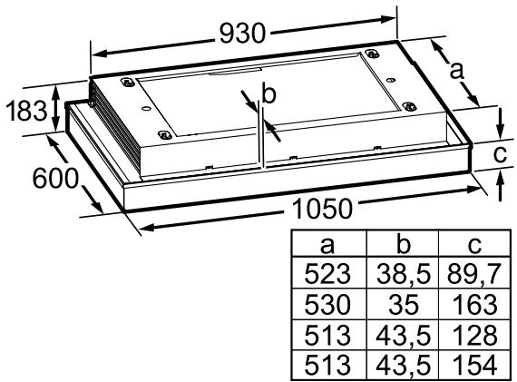 NEFF I14RBQ8W0 - Dimensions de l'appareil - 1