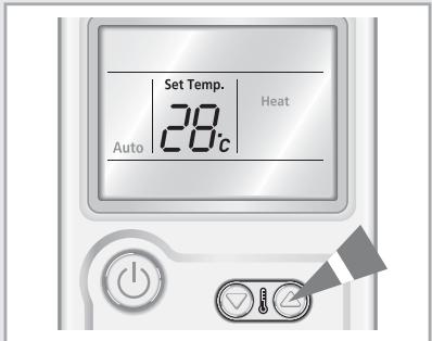 SAMSUNG AQV18MWAN - Sélection du mode chauffage - 3